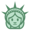 Statue of Liberty emoji on HTC